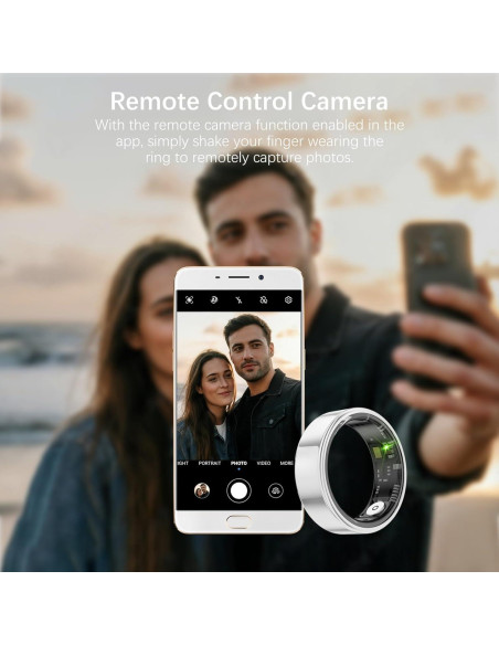 Anillo Inteligente Duobuy para Salud y Fitness - Monitoreo Cardíaco, Sueño y Actividad