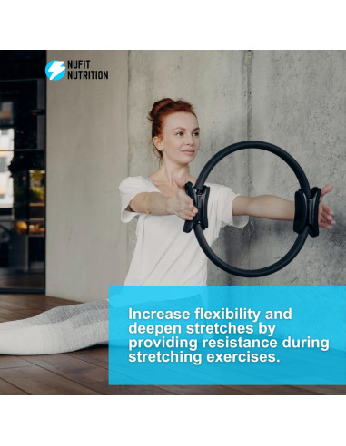 Anillo de Pilates NuFit - Círculo de Fitness 38.1 cm