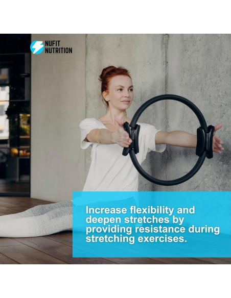 Anillo de Pilates NuFit - Círculo de Fitness 38.1 cm