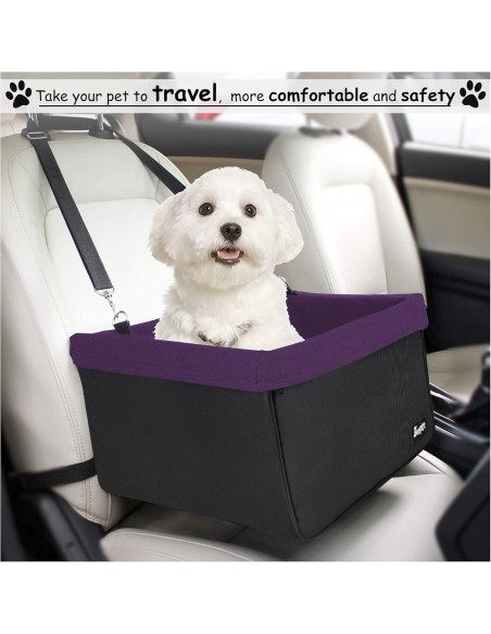 Asiento Elevador para Perros Jespet Púrpura 40.6x33x22.9cm