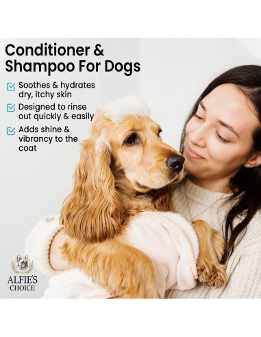 Champú y Acondicionador para Perros Alfie's Choice 2 en 1 473ml