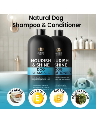 Champú y Acondicionador para Perros Alfie's Choice 2 en 1 473ml