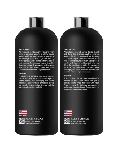 Champú y Acondicionador para Perros Alfie's Choice 2 en 1 473ml