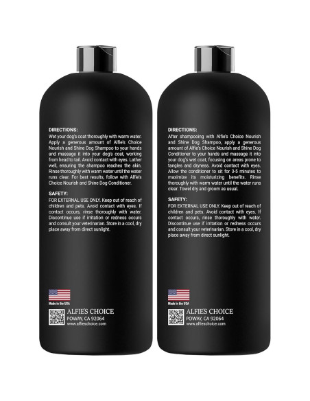 Champú y Acondicionador para Perros Alfie's Choice 2 en 1 473ml