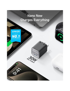 Cargador Anker Nano 30W USB-C Rápido para iPhone 16/17 2