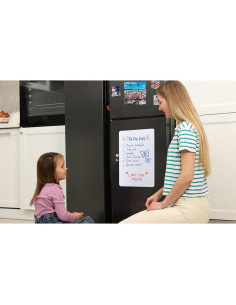 Pizarra blanca magnética Babenoun 45.72 x 99.06 cm para refrigerador 2