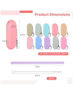 20 Pajitas de Silicona Reutilizables Homaisson con Fundas y Cepillos 2