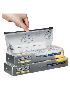 Bolsas de Almacenamiento Reutilizables Statidom 10pcs 23x17cm