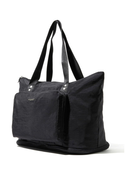 Bolsa Tote Expandible Baggallini 56 cm Nylon Lavable Negro