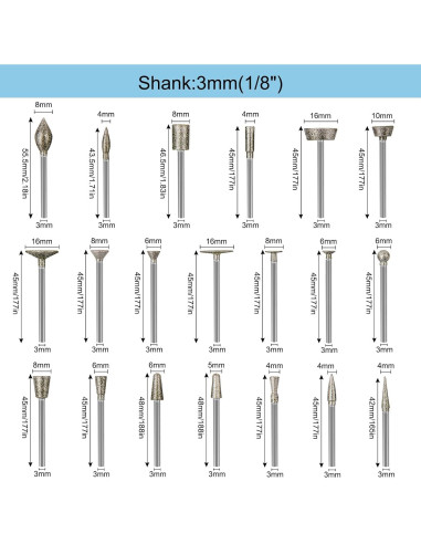 Kit de Accesorios para Herramienta Rotativa HOMEIDOL 76PCS