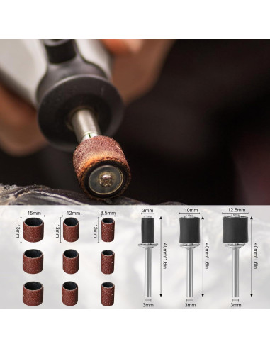 Kit de Accesorios para Herramienta Rotativa HOMEIDOL 76PCS