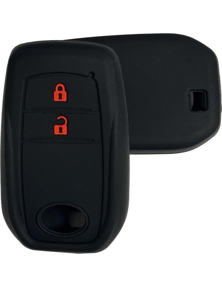 Cubierta de Llave Toyota Yaris Hilux 2015-2023 - Silicona Negra