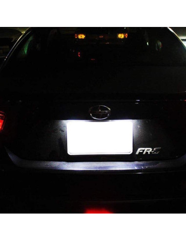 Gempro Luces LED de Placa de Licencia 2-Pack para Toyota/Subaru