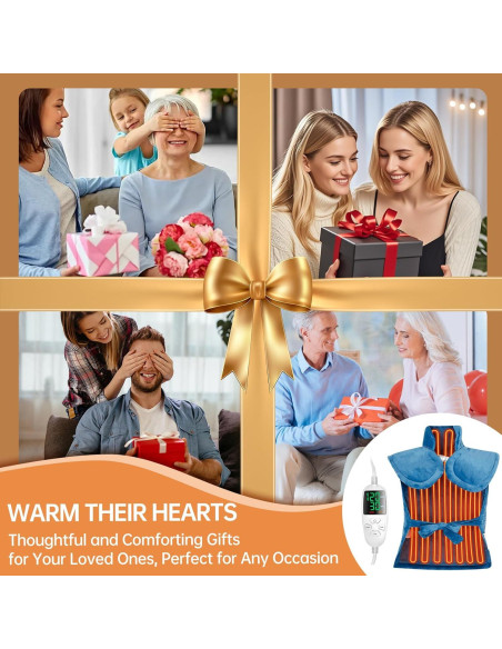 Almohadilla Térmica Eléctrica HP01 Grande 63.5x94cm 5 Niveles