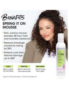 Mousse para Rizos All About Curls Zotos 236.6 ml Vegano 2