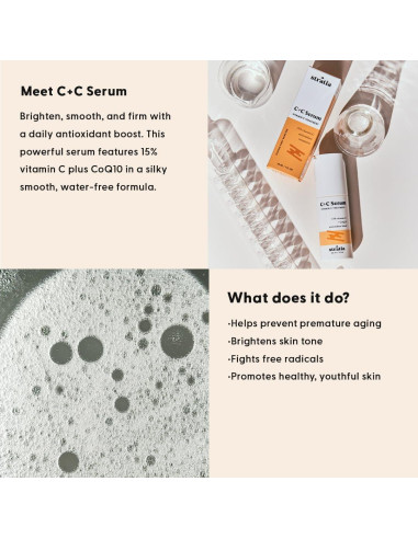 Suero Facial Antioxidante Stratia C+C 15% Vitamina C 29.57 ml