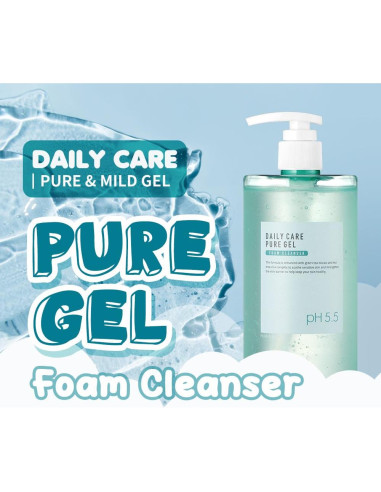 Gel Espuma Limpiadora EUNYUL 511 ml pH 5.5 para Lavado Facial