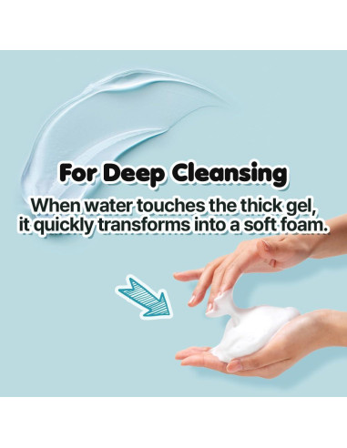 Gel Espuma Limpiadora EUNYUL 511 ml pH 5.5 para Lavado Facial