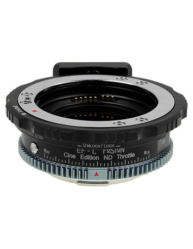 Adaptador de lente Fotodiox ND Throttle Cine para Canon EF
