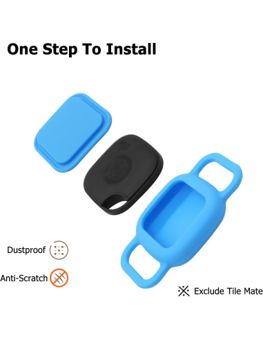4 Fundas de Silicona Impermeables para Tile Mate 2024/2022 - VAEKNVG