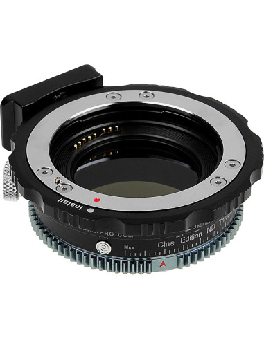 Adaptador de lente Fotodiox ND Throttle Cine para Canon EF