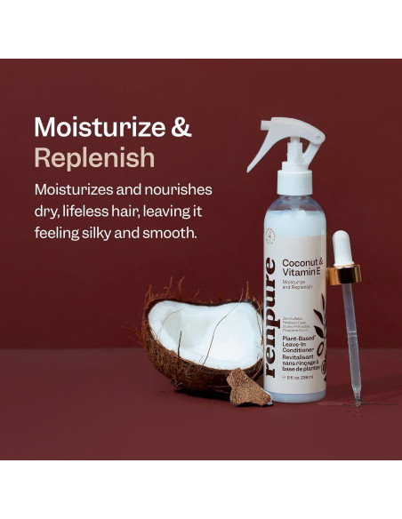 Acondicionador Leave In Renpure 236 ml Coco y Vitamina E