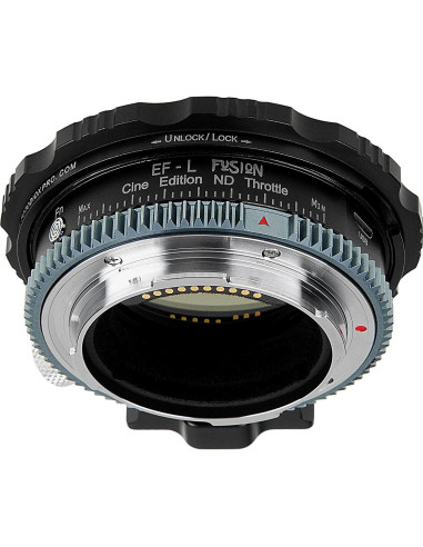 Adaptador de lente Fotodiox ND Throttle Cine para Canon EF