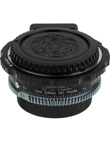 Adaptador de lente Fotodiox ND Throttle Cine para Canon EF