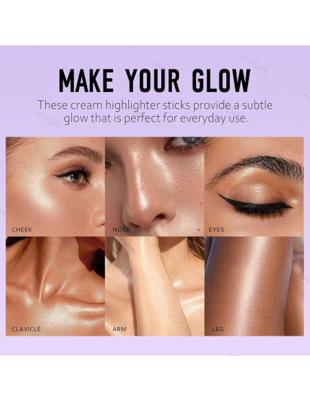 Iluminador Crema Brillante Ownest 30g - Barra Hidratante para Piel Iluminador Crema Brillante Ownest 30g - Barra Hidratante para Piel