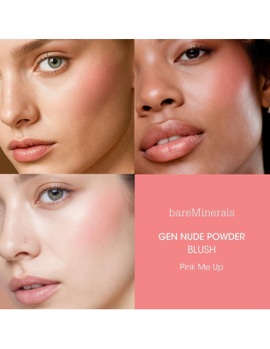 bareMinerals Gen Nude Rubor Prensado 6g - Vegano y Libre de Talco