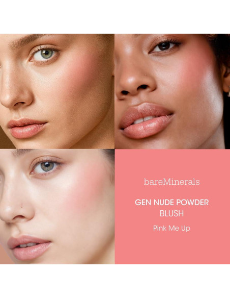 bareMinerals Gen Nude Rubor Prensado 6g - Vegano y Libre de Talco