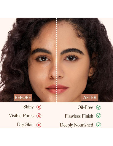 Base 4 en 1 WLCTJIAYOU SPF 50+, Hidratante y Ligera 30g