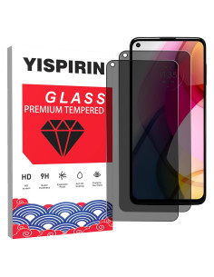 Protector de Pantalla Privado 2 Pcs para Motorola G Stylus 2021