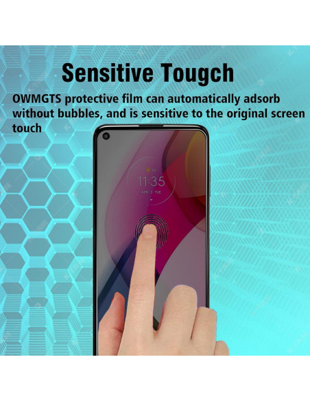 Protector de Pantalla Privado 2 Pcs para Motorola G Stylus 2021