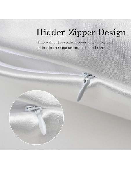 Funda de Almohada de Satén JKJNLHJE 20x30 cm Flores Rojas