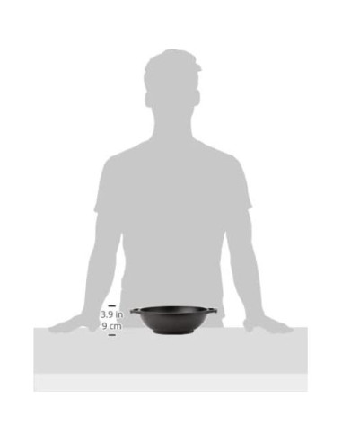 Mini Wok de Hierro Fundido Lodge L9MW 22.86 cm Negro