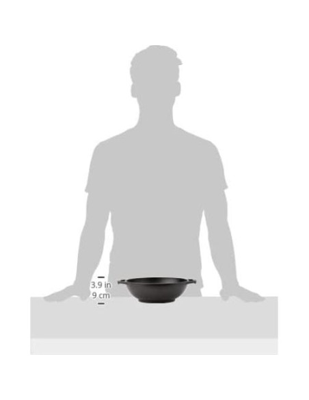 Mini Wok de Hierro Fundido Lodge L9MW 22.86 cm Negro
