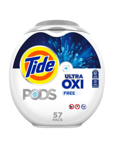 Detergente para Ropa Tide PODS Ultra OXI Libre 57 Paquetes