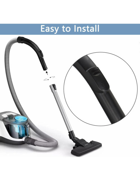 Manguera Plástica Curva Gleway 33cm Compatible Miele S2110 C1 C2 C3