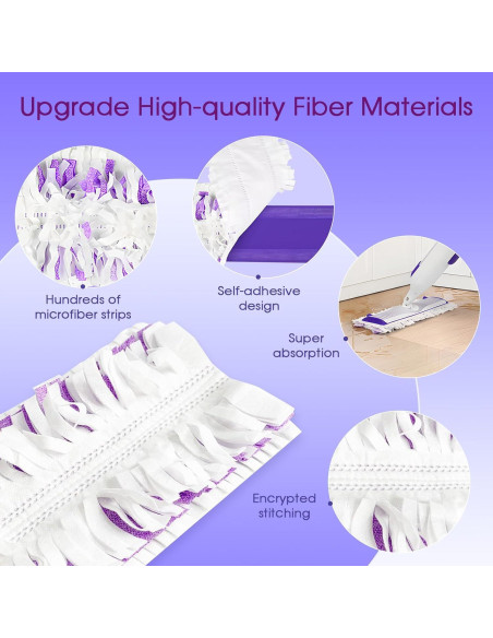 Almohadillas desechables para trapeador COBLOB 7 unidades Almohadillas desechables para trapeador COBLOB 7 unidades