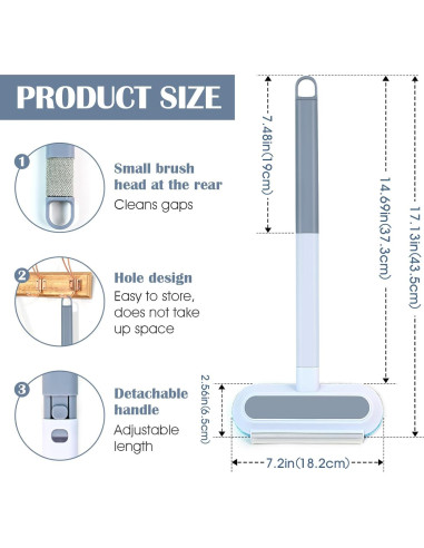 Removedor de Pelo de Mascota 4 en 1 Taefuwr Ecológico