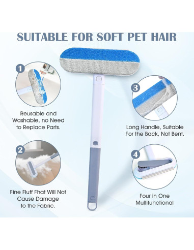 Removedor de Pelo de Mascota 4 en 1 Taefuwr Ecológico