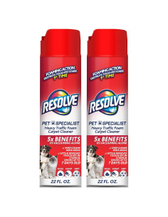 Limpiador de Alfombras Resolve Especialista en Mascotas 2x650ml