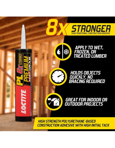 Adhesivo de Construcción Loctite PL Premium 295 ml Poliuretano