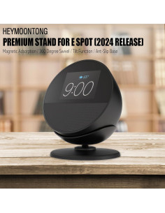 Soporte de Escritorio Ajustable HeyMoonTong para Ech0 Spot - Negro 2