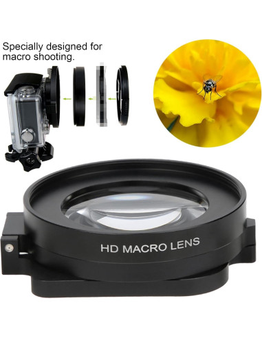 Filtro de Lente Macro 58mm Oumij1 16X para Cámara de Acción 8