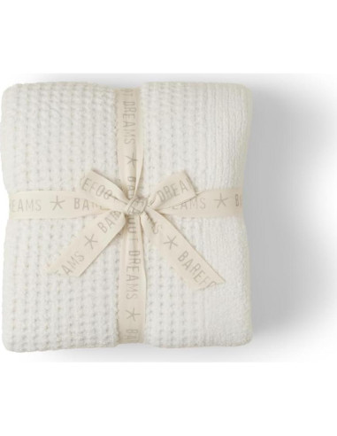 Manta Waffle CozyChic Barefoot Dreams 137x183cm Crema