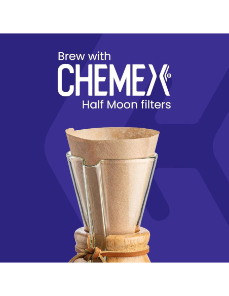 Cafetera Chemex 3 Tazas Zafiro - Vaso de Vidrio Manual