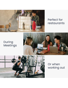 Funda de Neopreno kwmobile para Botella SodaStream - Set de 2 2