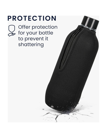 Funda de Neopreno kwmobile para Botella SodaStream - Set de 2